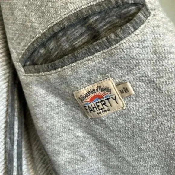 Faherty  Inlet Knit Blazer Grey M - Picture 3 of 6